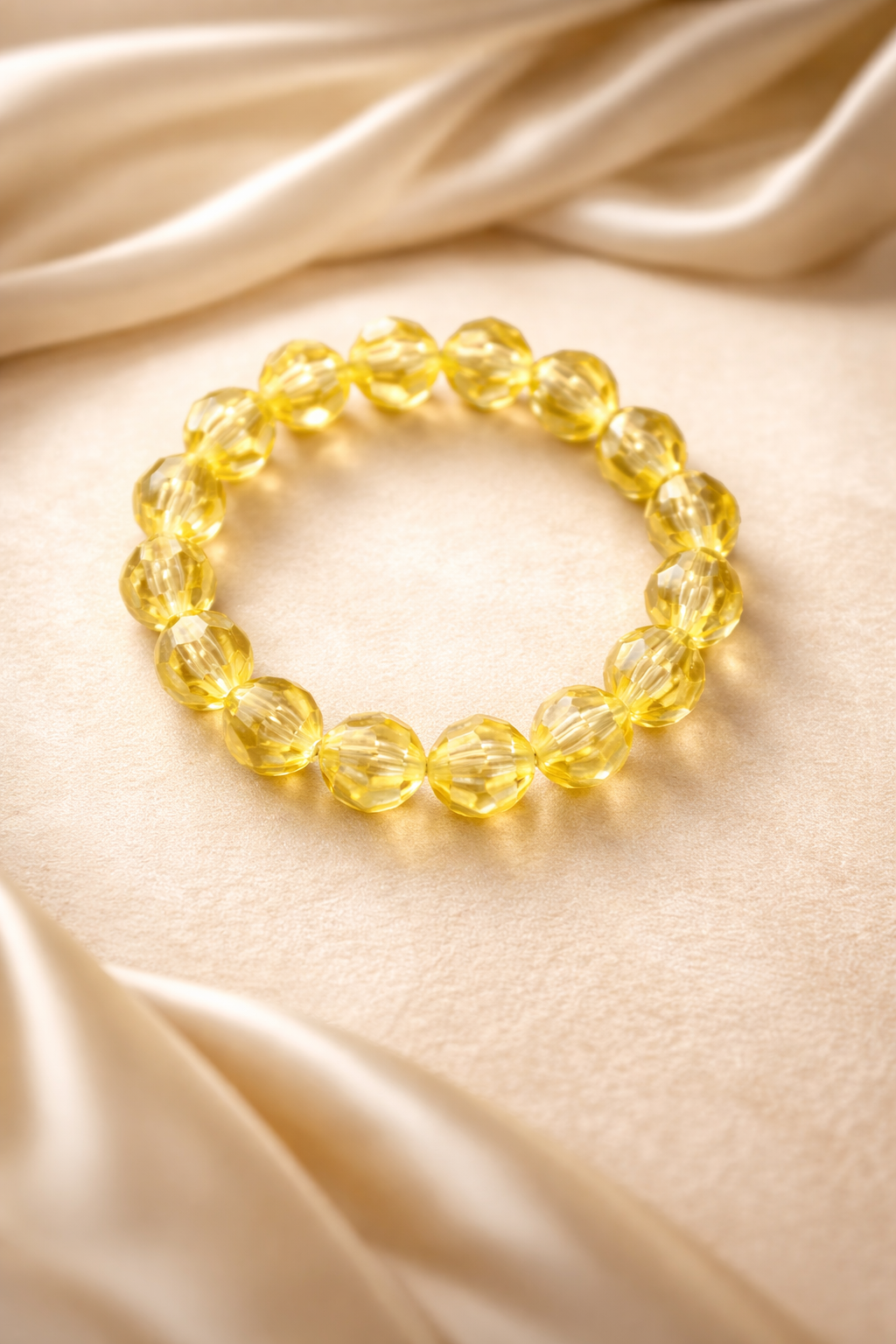 Yellow Bead Bracelet
